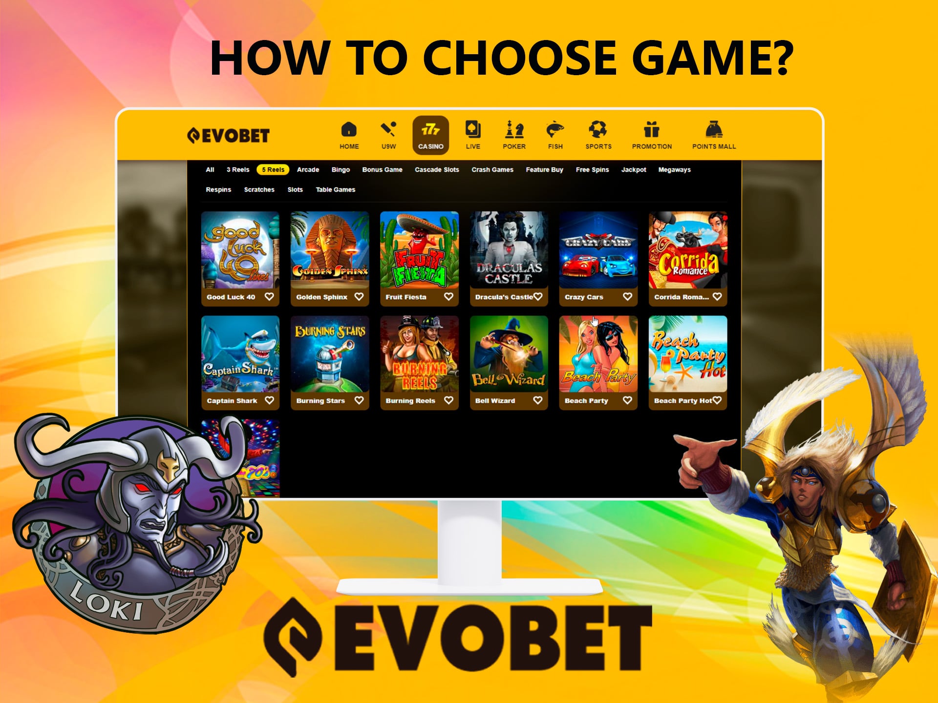 We talk about how to learn how to choose casino games to bet on Evobet