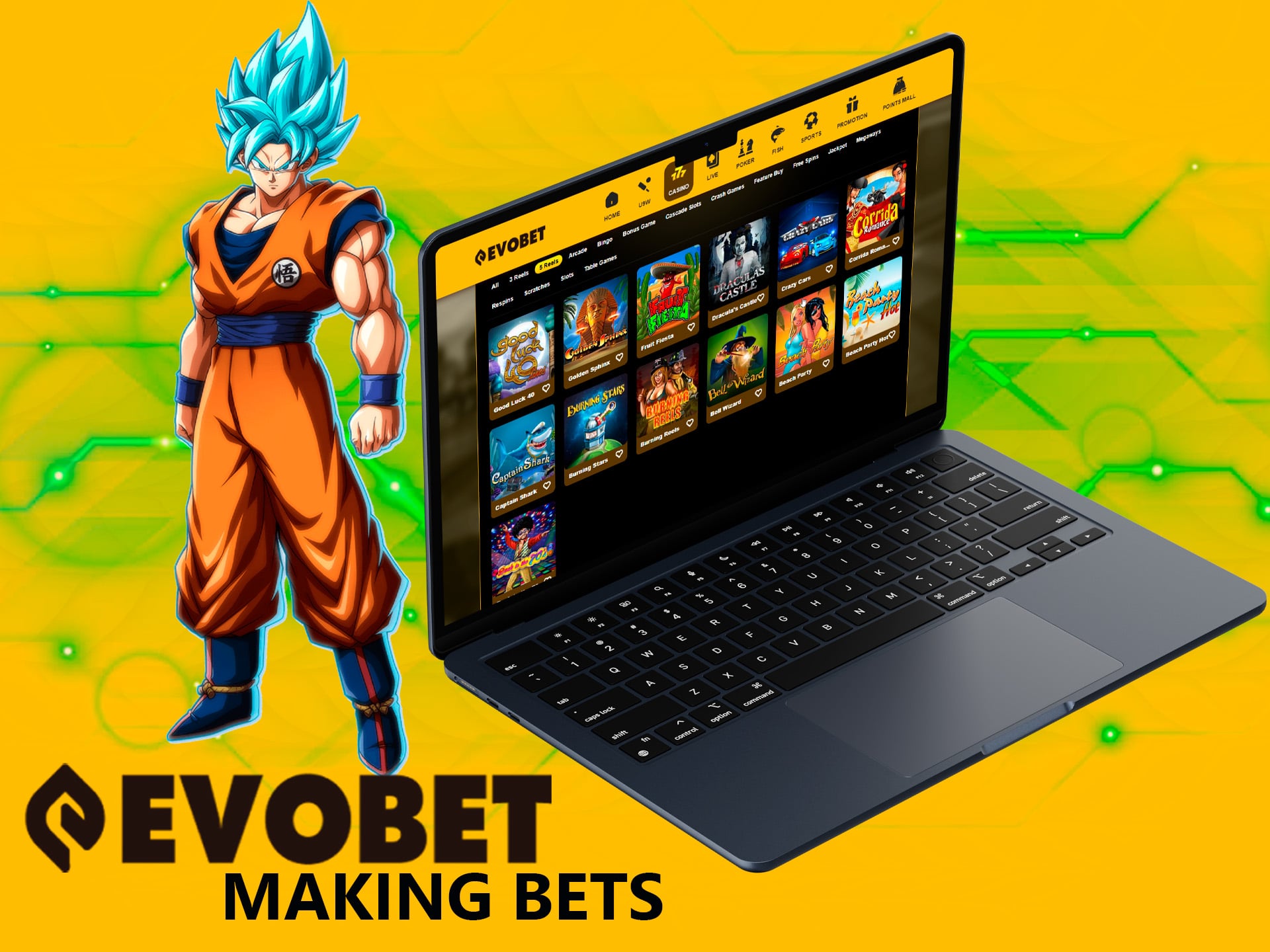 Learn how to bet on sporting events and Evobet casino games